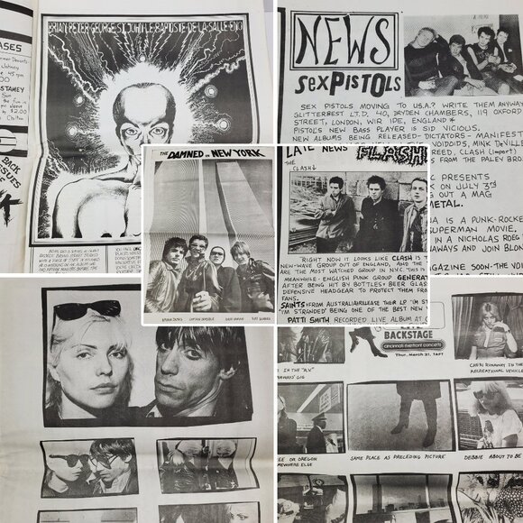 Punk Magazine #10 1977 Blondie Iggy Pop CBGBs Holberstrom (Age/Wear Please Read) - Picture 8 of 8